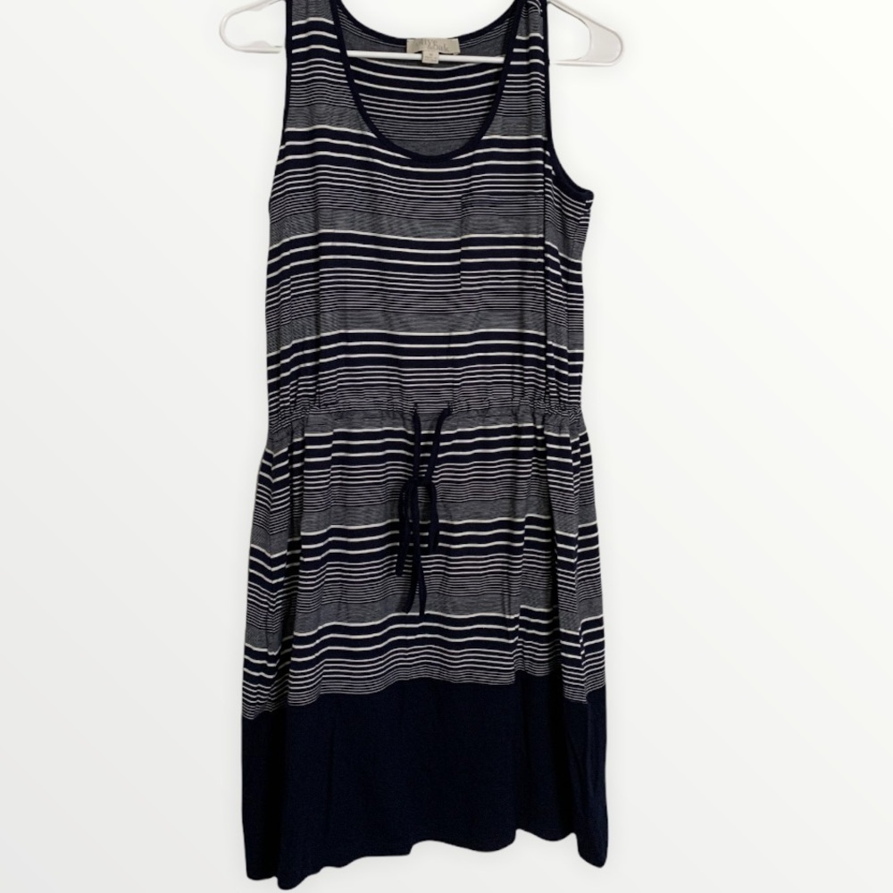 Olive and Oak Navy Striped Romper Size M